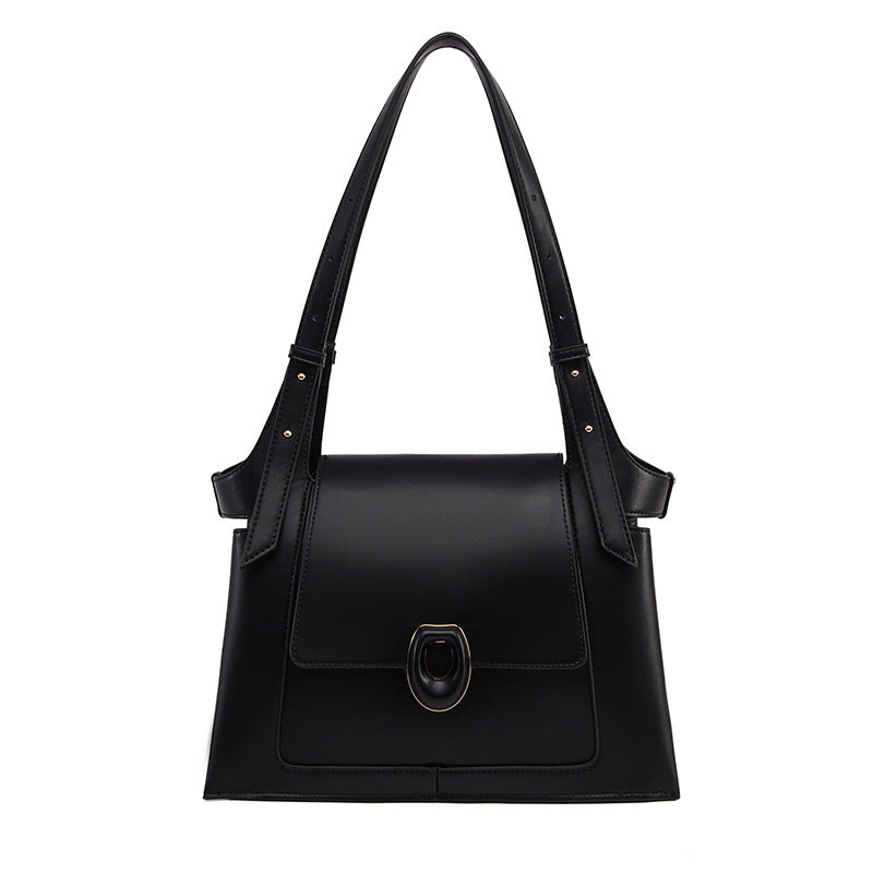 Single shoulder bag 2026 new fashionable women's bag, high-end large capacity, commuter bag, casual minimalist tote bag for women, cross-border bag