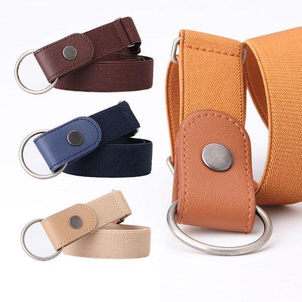 Custom men's and women's slacker belts elastic waist cinching invisible belt jeans women's insulin trouser belts free belts