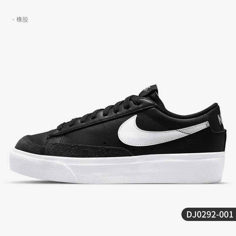 Nike official genuine BLAZER LOW PLATFORM women's sports shoes DJ0292-108