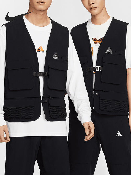 Nike Official Genuine ACG Black Iguana Men's Vintage Classic Vest HJ2878-010