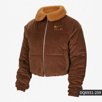 Nike/Nike Official Genuine Women's Corduroy Lapel Warm Athleisure Jacket DQ6931-259