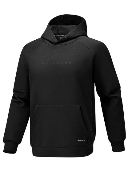 Skechers Men's Fall & Winter Comfortable Athleisure Knitted Hooded Pullover Sweatshirt Top P425M016 0018