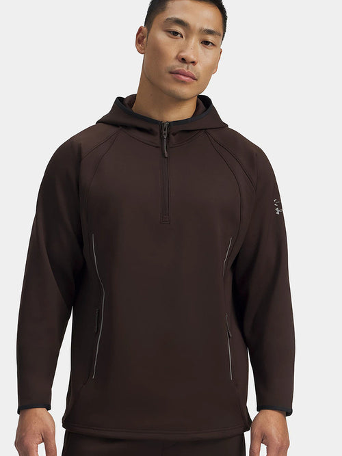 Under Armour Autumn Winter New Halo Men's Training Athleisure Half Zip Hooded Sweatshirt 6007755-246