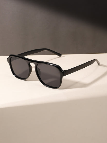 Personalized large-frame sunglasses for men, European and American trendy fashionable square frame sunglasses, sunscreen sunglasses for women, UV protection