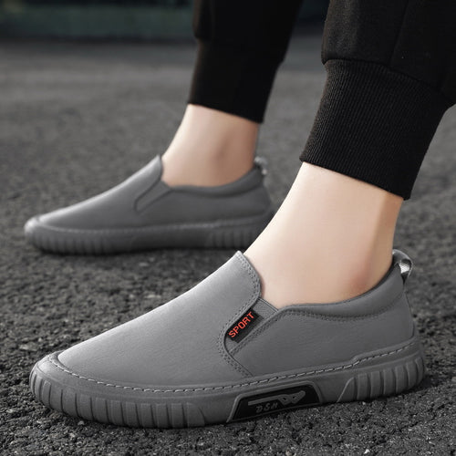 New Men's Pedal Shoes Ice Silk Umbrella Cloth Shoes Summer Breathable Low Top Trend Sneakers Cross-border Wholesale