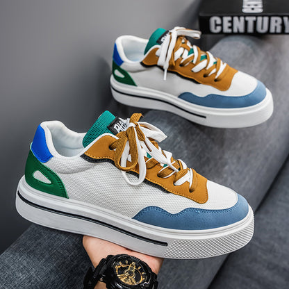 2026 New Men's Shoes, Spring Fitness Sports Shoes, Sneakers, Trendy Casual Korean Running Shoes, Youth Basketball Shoes