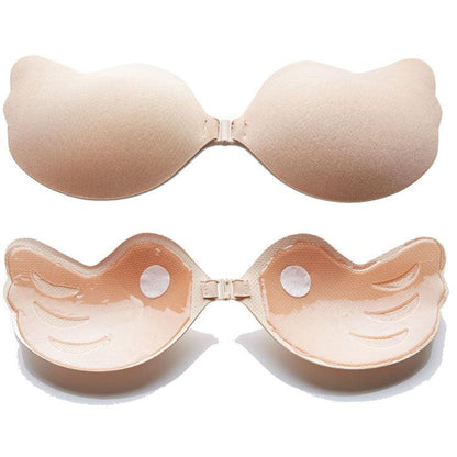Strapless Black Breast Pad Push Up One-piece Invisible Bra Breathable Safety For Wedding Dress - Shopylife