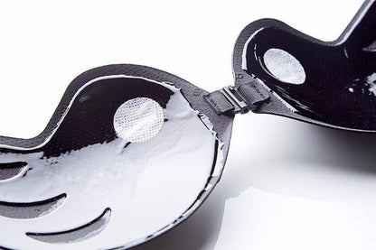 Strapless Black Breast Pad Push Up One-piece Invisible Bra Breathable Safety For Wedding Dress - Shopylife