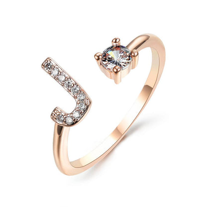 Sleek Letter Ring - Shopylife