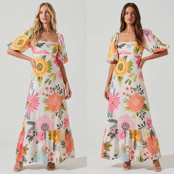 Women's Printed A-Line Dress