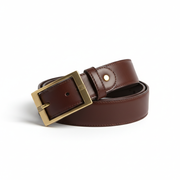 gere uma imagem de cinto com fundo branco com sombras