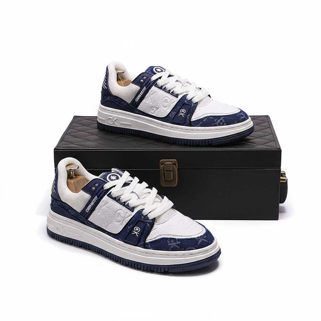 Sapatos masculinos coreanos impressos - vista 1