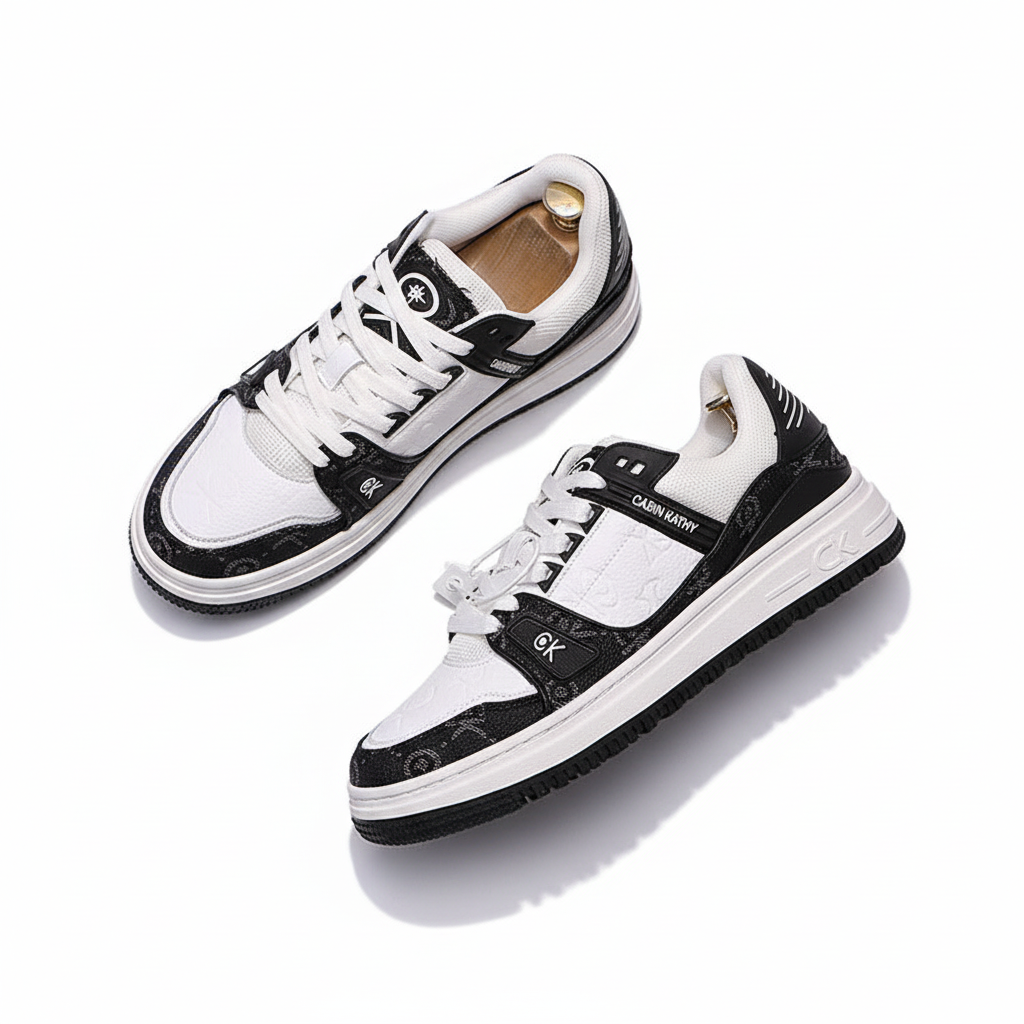 Sapatos masculinos coreanos impressos - vista 7